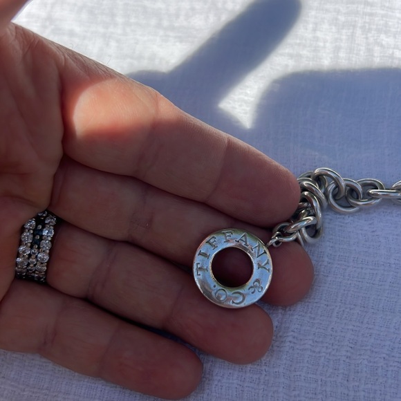 Tiffany & Co. Sterling Silver Heart Tag Toggle Chain Link Necklace. 💙 - Picture 16 of 17